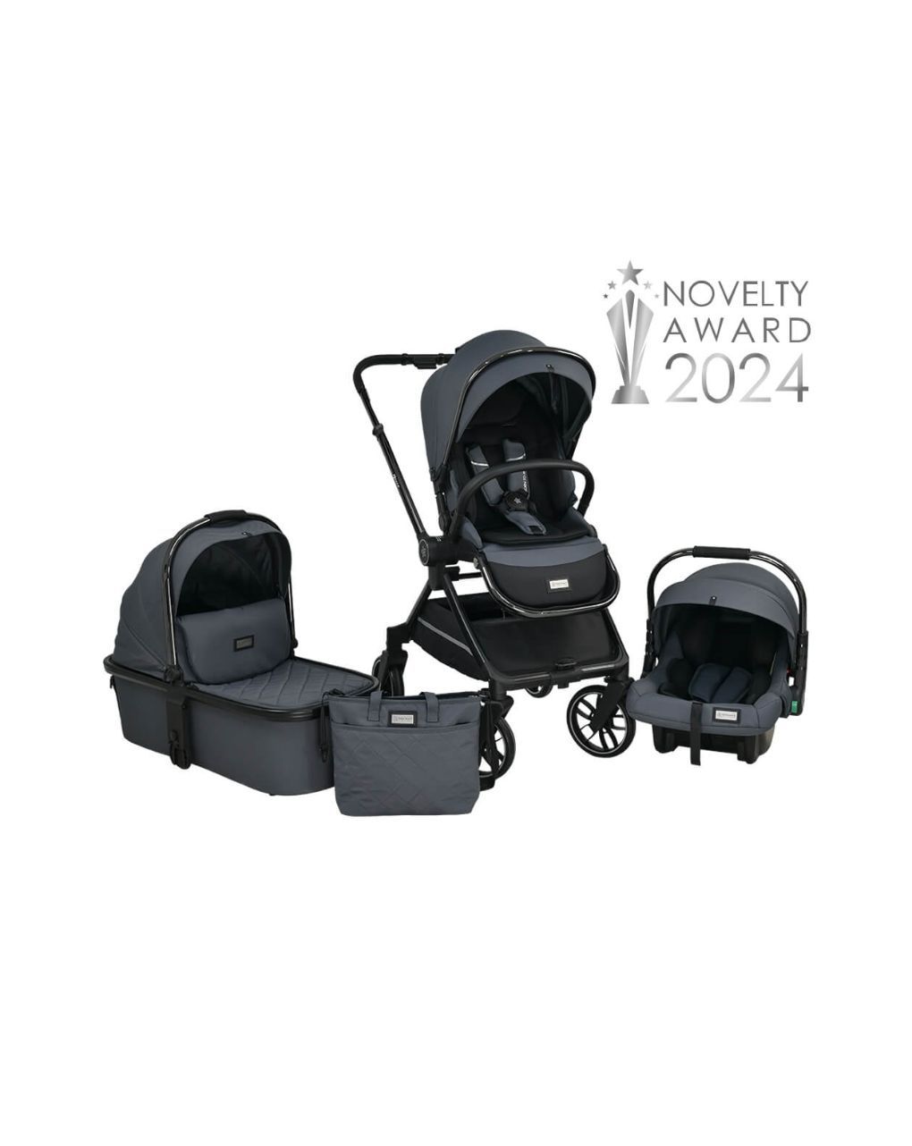 Bebe stars πολυκαρότσι mirage 3σε1 γκρι 330-188 - Bebe Stars