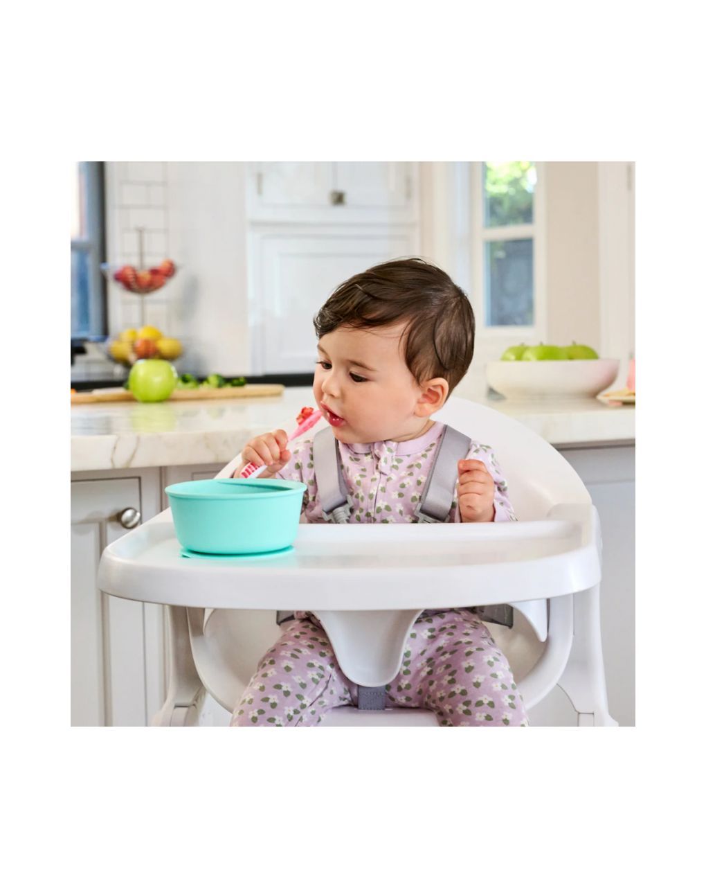 Munchkin μαλακά κουταλάκια 3τμχ gentle dip self-feeding 4m+ ροζ/μωβ 91510 - Munchkin