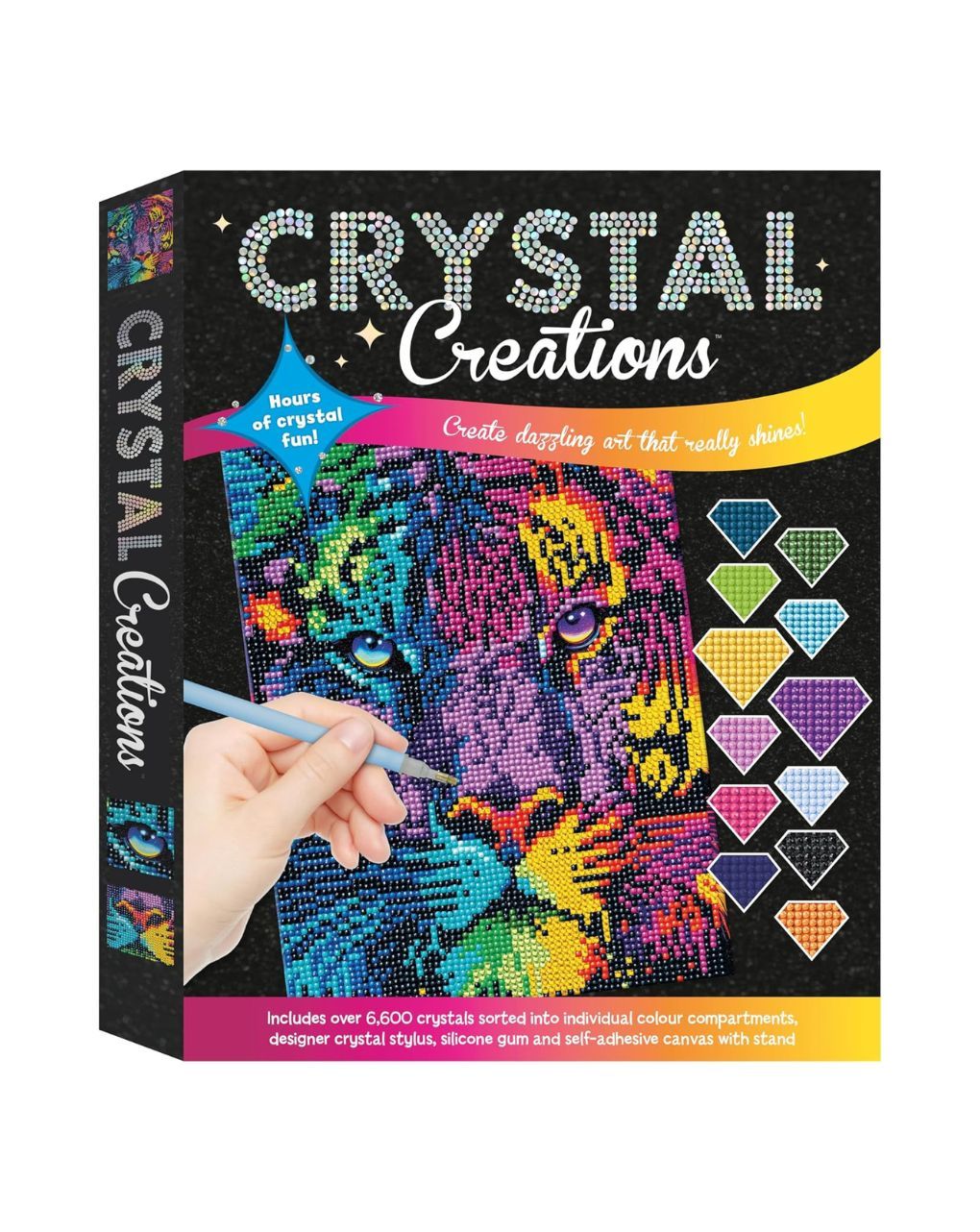 Crystal creations: neon tiger - HINKLER