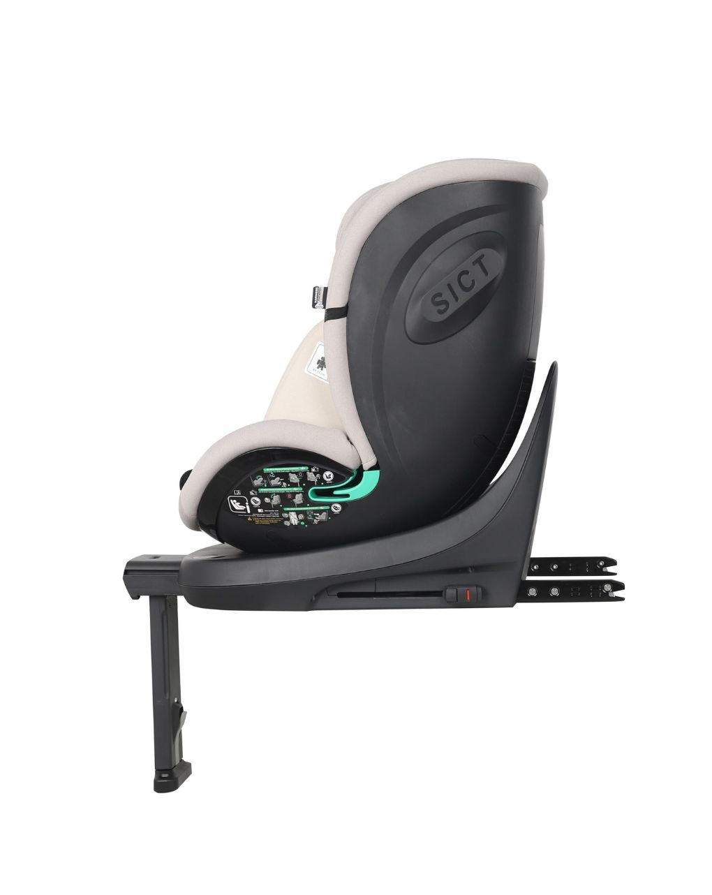 Freeon κάθισμα αυτοκινήτου i-size (40-150cm) space 360° με πόδι στήριξης beige 82467 - Freeon
