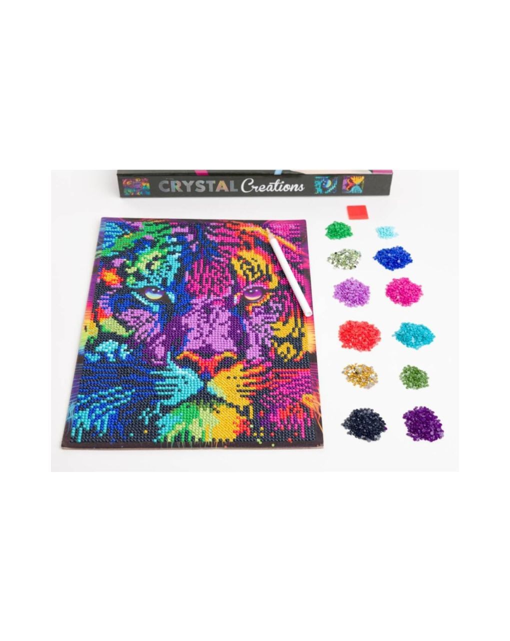 Crystal creations: neon tiger - HINKLER