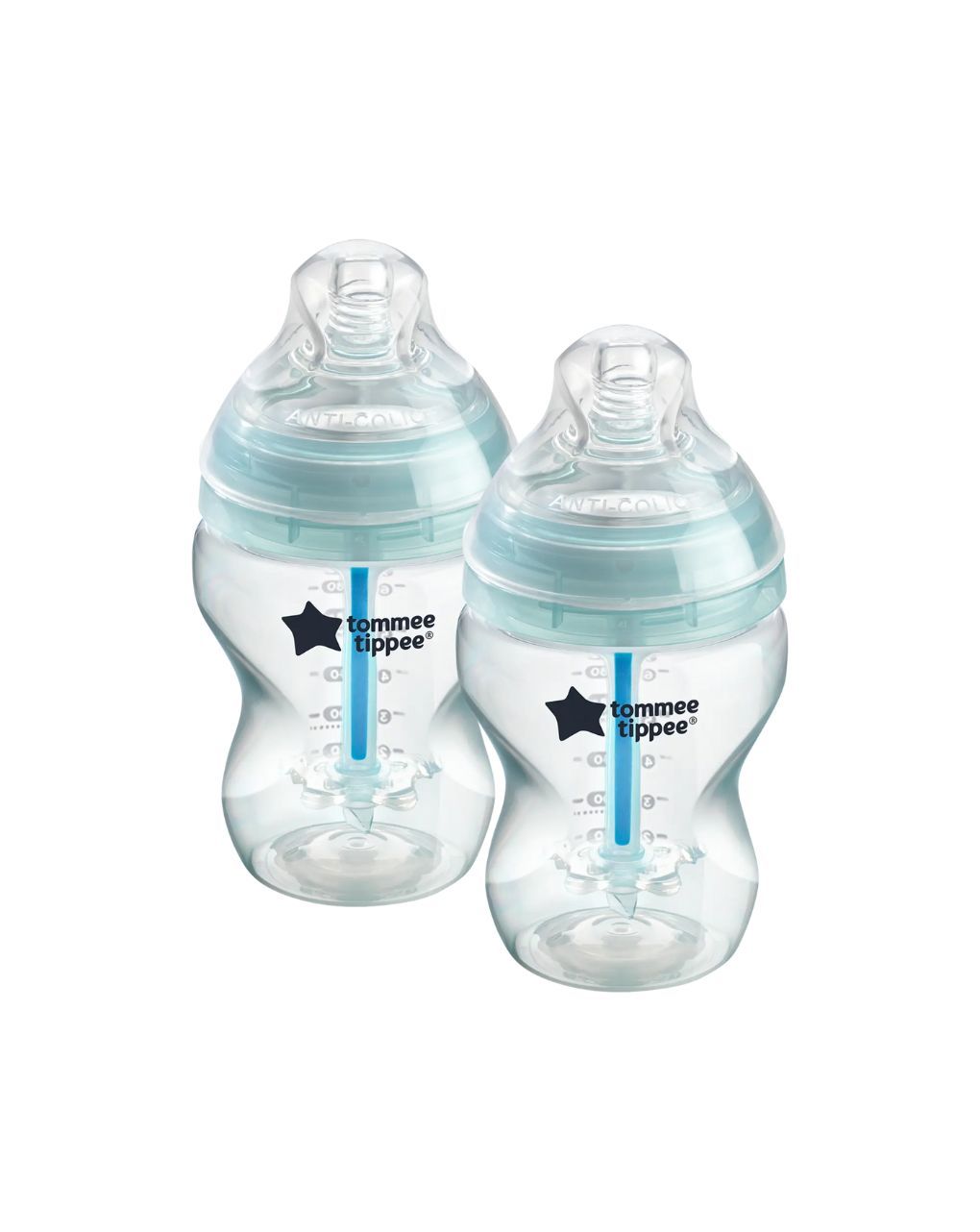 Tommee tippee πλαστικό μπιμπερό advanced anti-colic μικρής ροής 260ml (2τμχ) 0m+, 42252586 - Tommee Tippee