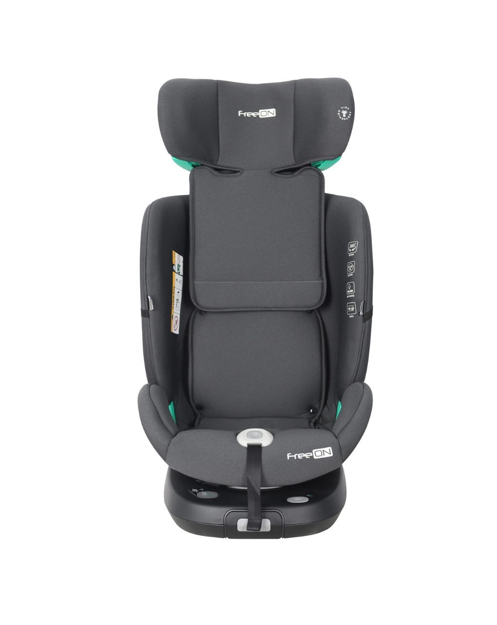 Freeon κάθισμα αυτοκινήτου i-size (40-150cm) space 360° με πόδι στήριξης grey 82474 - Freeon