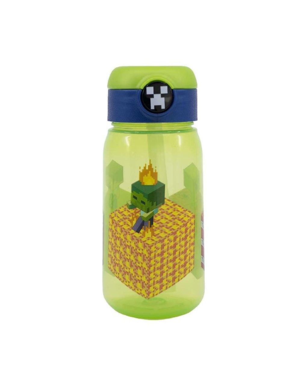 Stor παγούρι push up 510ml minecraft isometric, 530-40442 - STOR