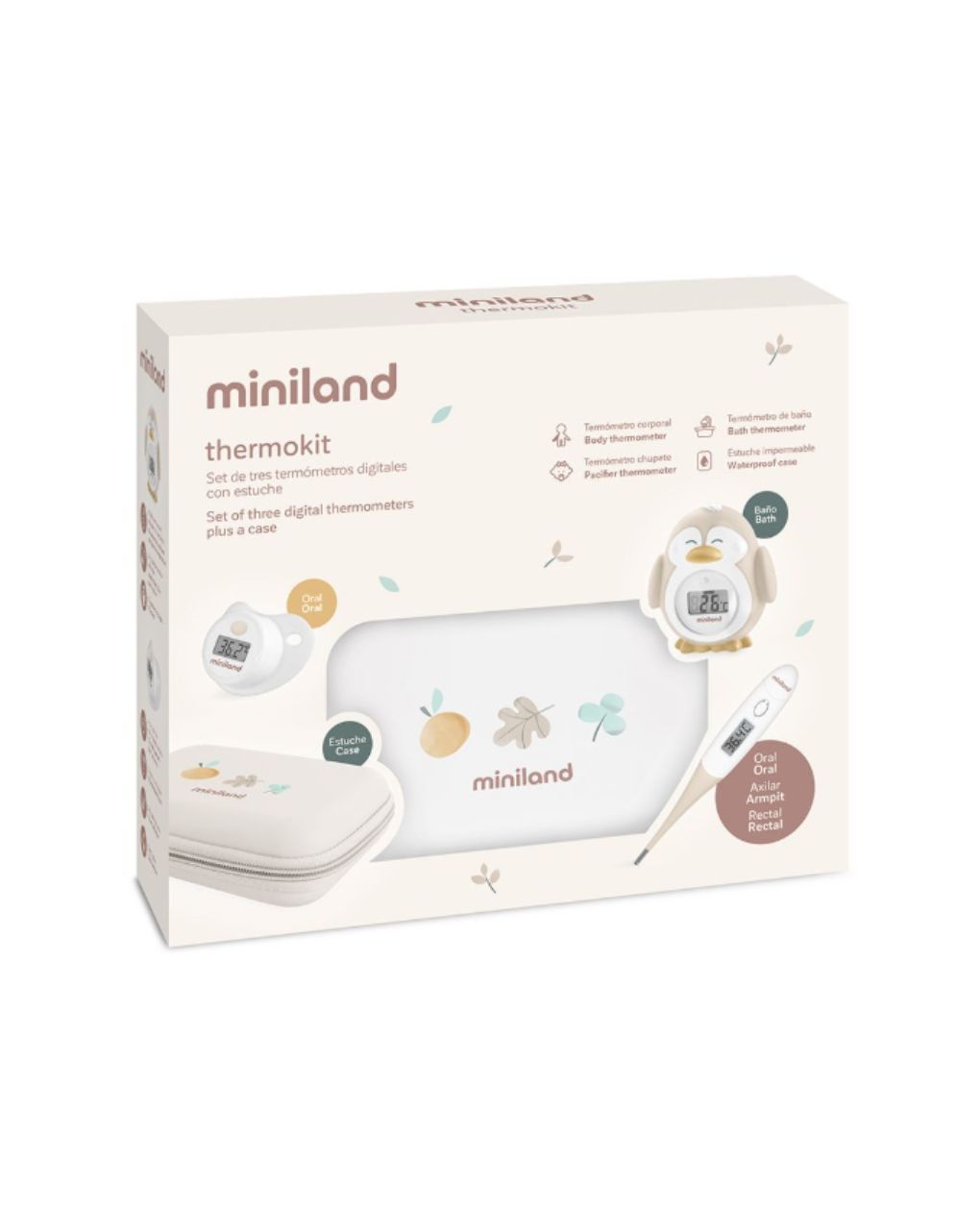 Miniland σετ περιποίησης ταξιδίου baby kit valencia 6τμχ ml89584 - Miniland