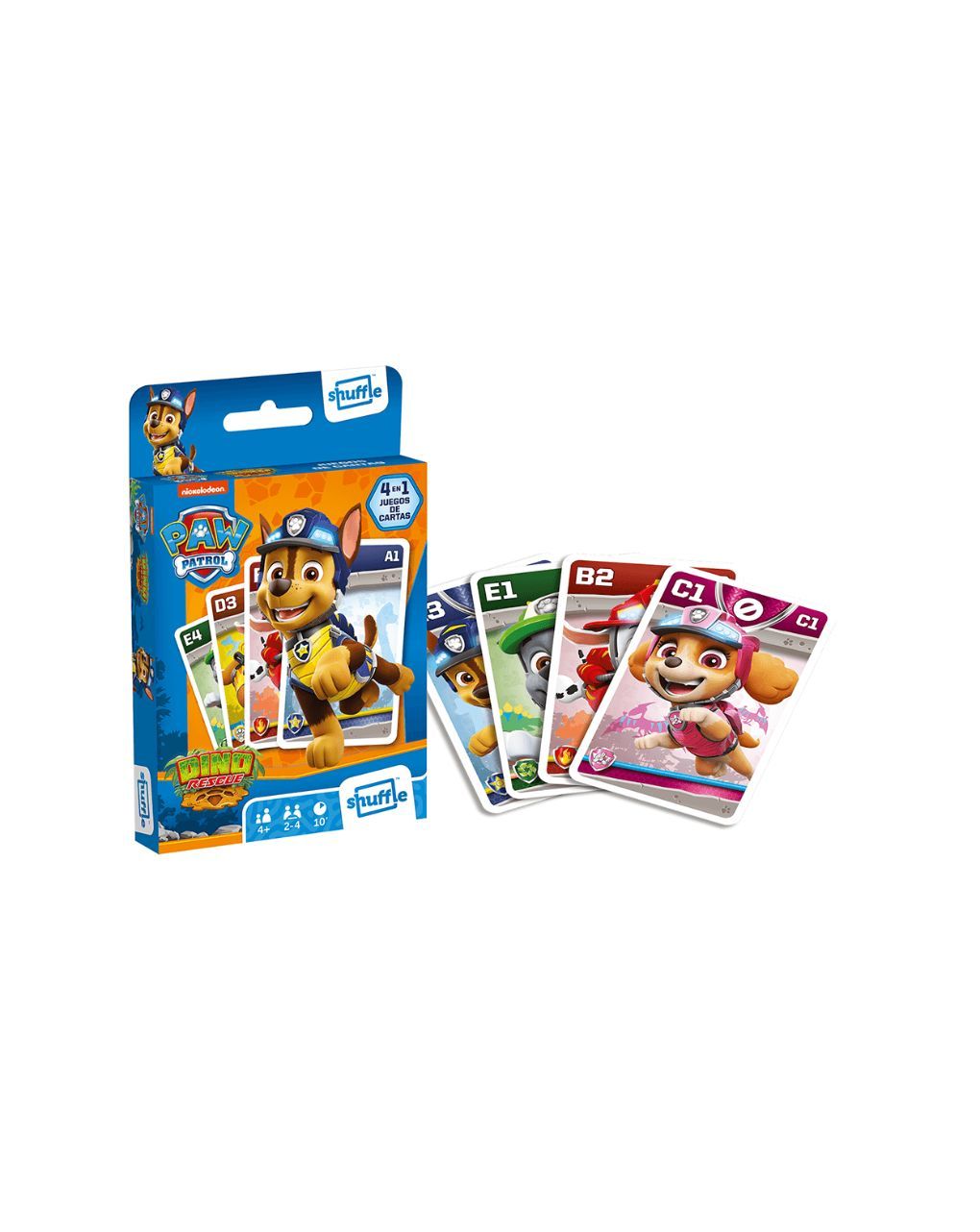 Shuffle fun - paw patrol range - CARTAMUNDI