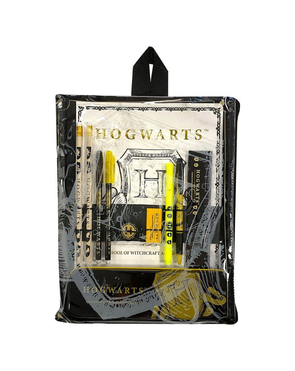 Harry potter bumper stationery set – hogwarts shield - BLUE SKY