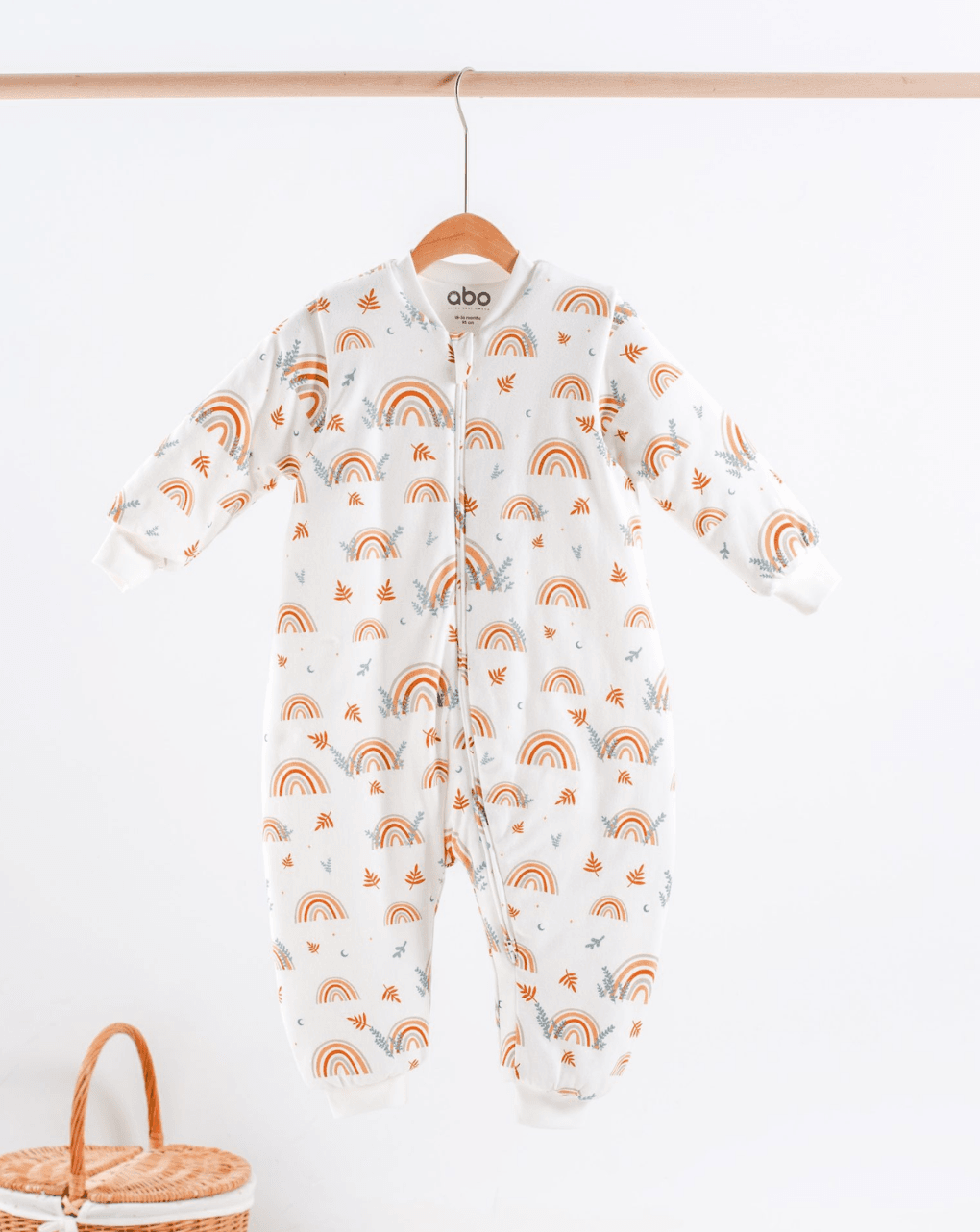 Abo χειμερινός υπνόσακος classic rainbow & leaves 2.5 tog 311012