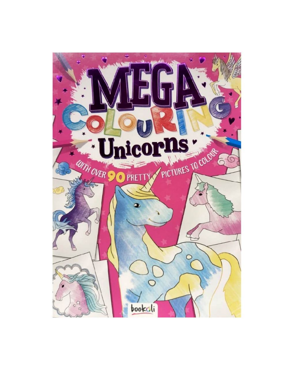 Mega colouring 5: unicorns - BLUE SKY