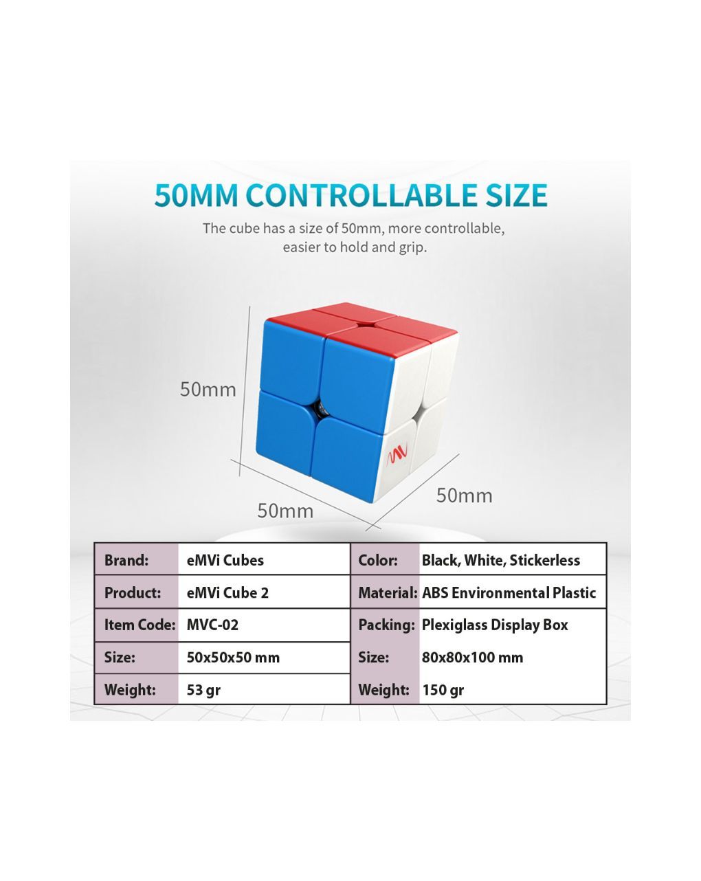 Emvi cube 2 in display box - EMVI CUBES