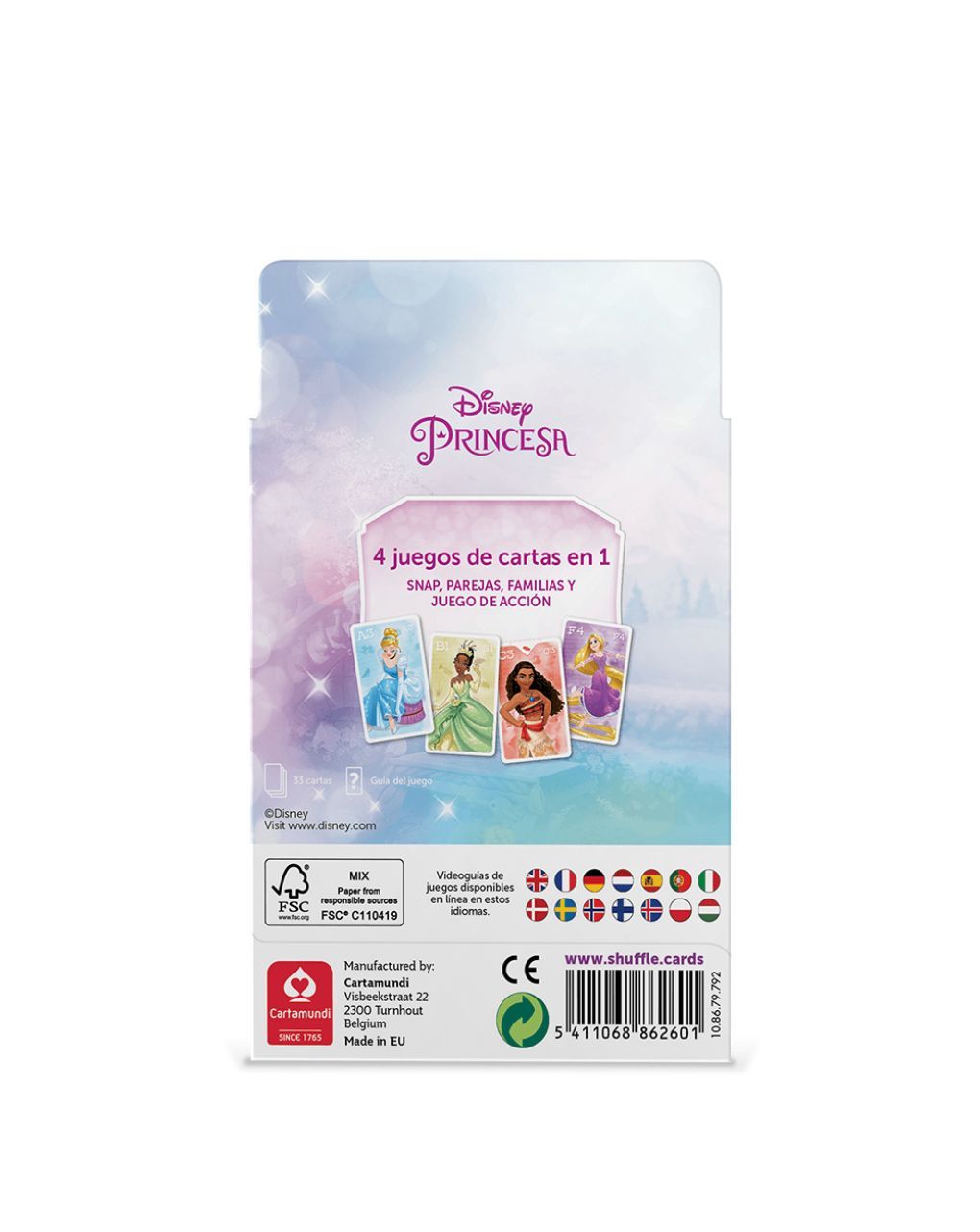 Shuffle fun - disney princess - CARTAMUNDI