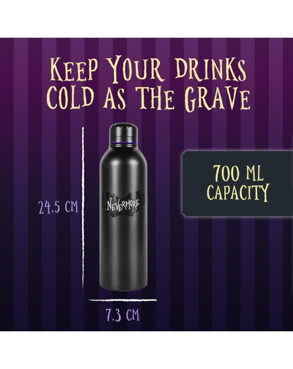 Blue sky μεταλλικό μπουκάλι wednesday 700ml wd717010 - BLUE SKY