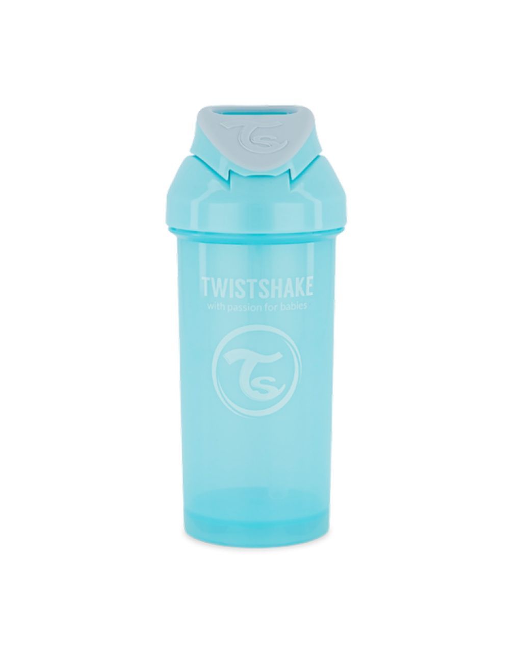 Twistshake κύπελλο straw cup 360ml 6m+ παστελ μπλε 32-08-78589