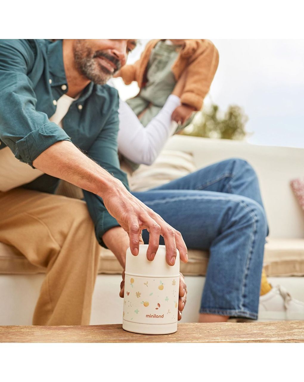 Miniland ανοξείδωτος θερμός φαγητού food thermos valencia 600ml ml89573 - Miniland