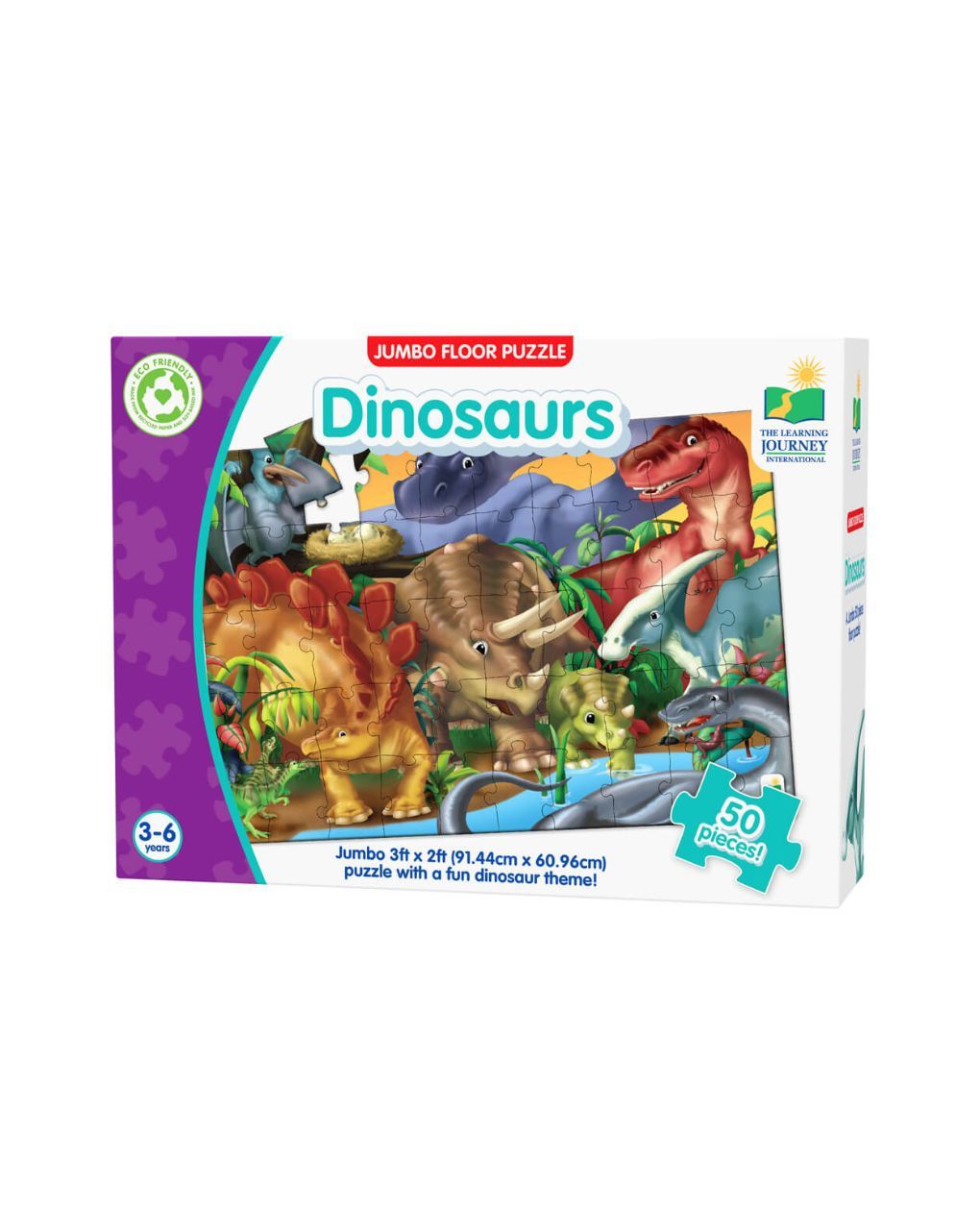 Jumbo παζλ δαπέδου – δεινόσαυροι - THE LEARNING JOURNEY