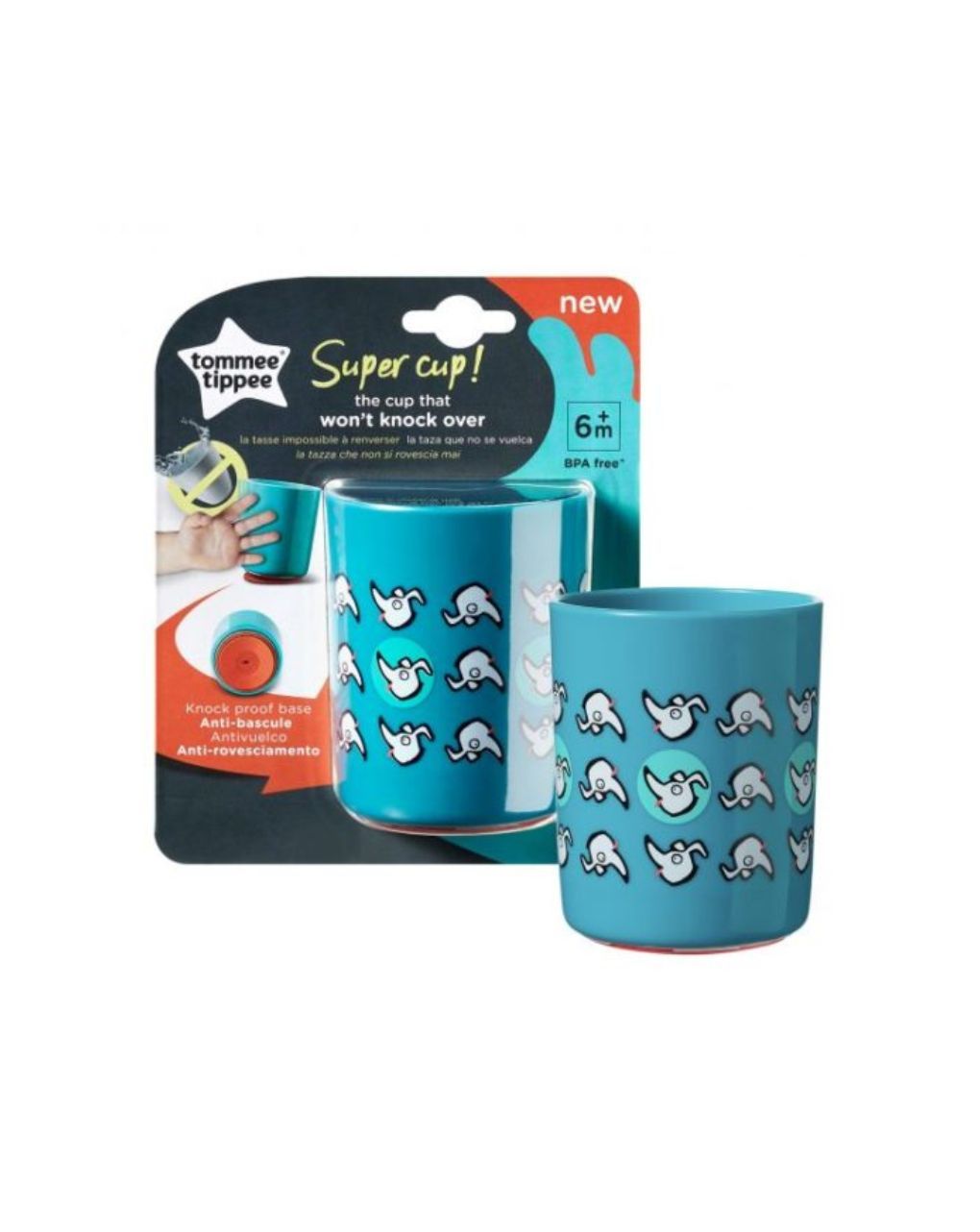 Tommee tippee κύπελο που δεν πέφτει 190ml 6m+ (2 χρώματα), 44730775 - Tommee Tippee