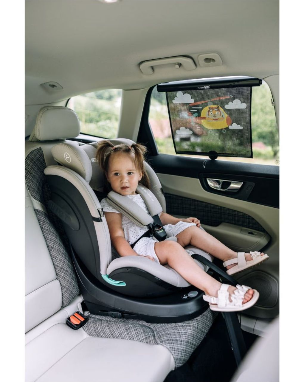 Freeon κάθισμα αυτοκινήτου i-size (40-150cm) space 360° με πόδι στήριξης grey 82474 - Freeon