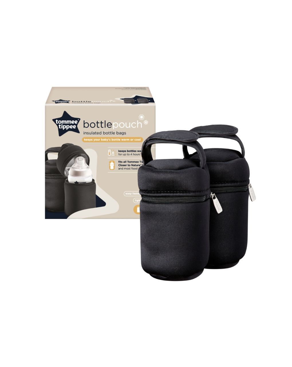 Tommee tippee close to nature ισοθερμική τσάντα αποθήκευσης και μεταφοράς μπιμπερό 2τχμ, 43129342 - Tommee Tippee