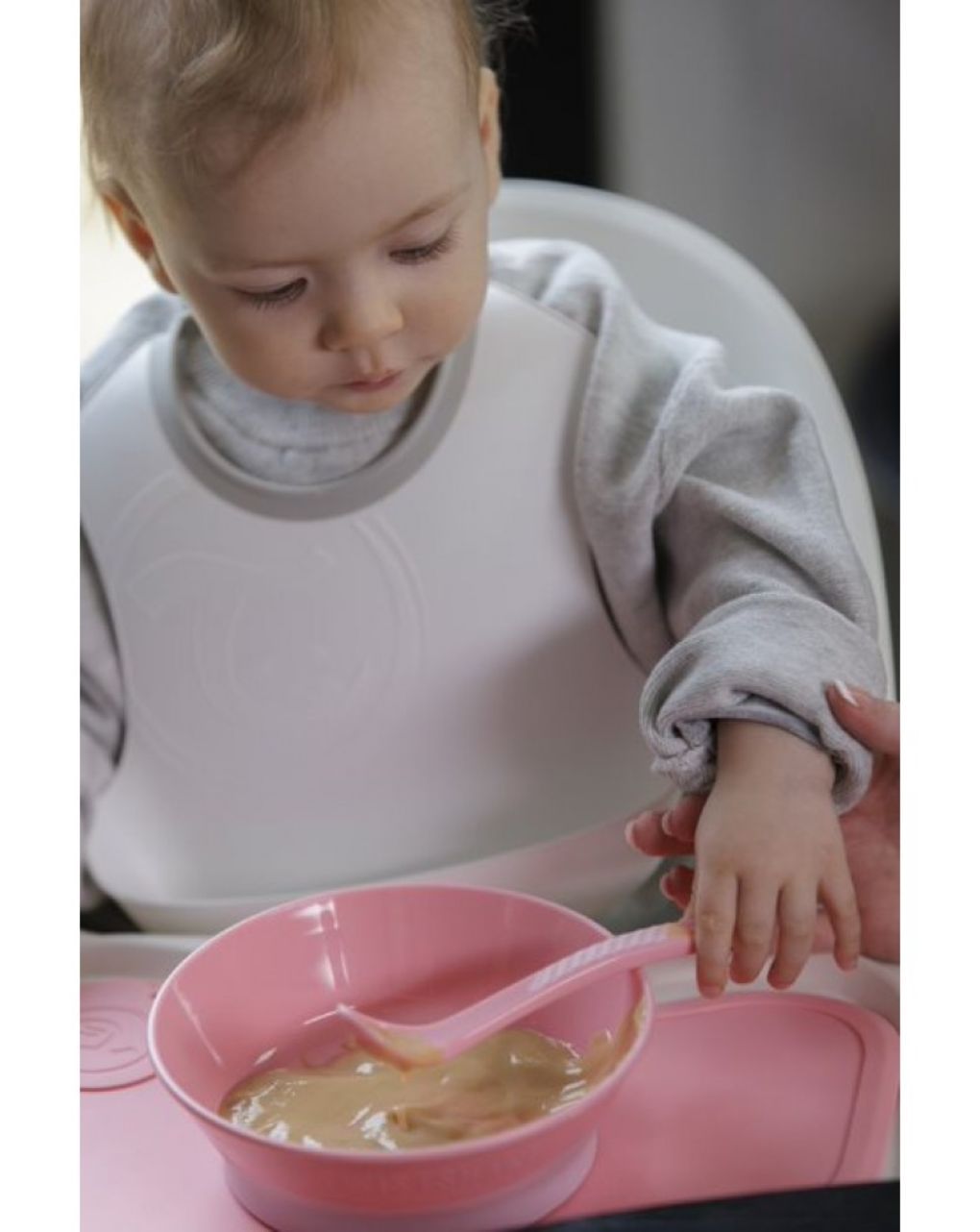 Twistshake σετ 3 κουταλάκια ταΐσματος 4m+ παστέλ ροζ 32-08-78179 - Twistshake