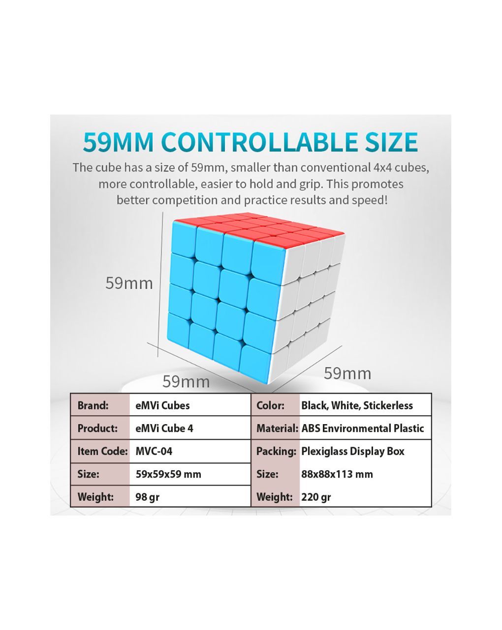 Emvi cube 4 in display box - EMVI CUBES
