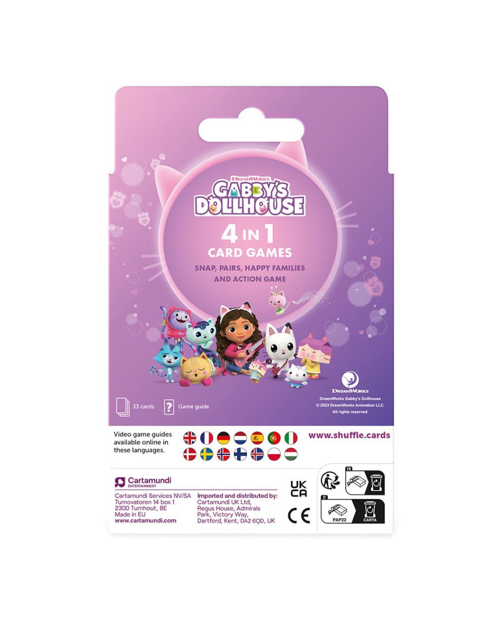 Shuffle fun – gabby’s dollhouse - CARTAMUNDI