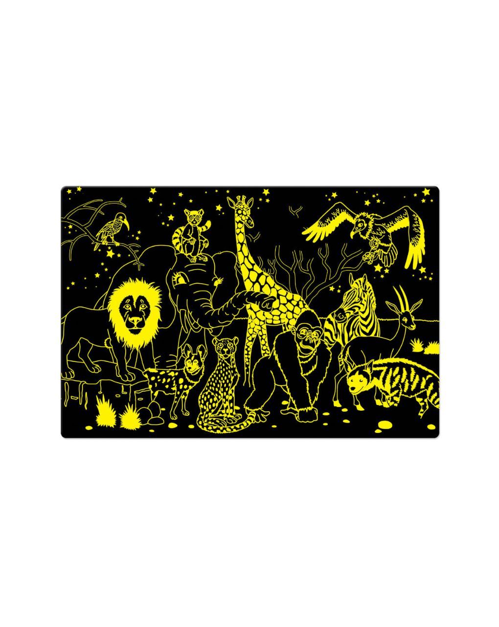 παζλ 2 σε 1- φωσφορίζει στο σκοτάδι – άγρια ζωή - THE LEARNING JOURNEY