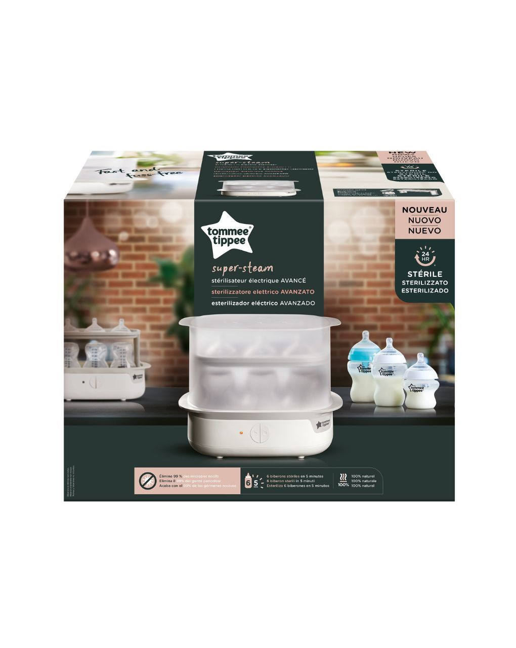 Tommee tippee ctn electric steam steri gen 2 ηλεκτρικός αποστειρωτής ατμού 42323661 - Tommee Tippee