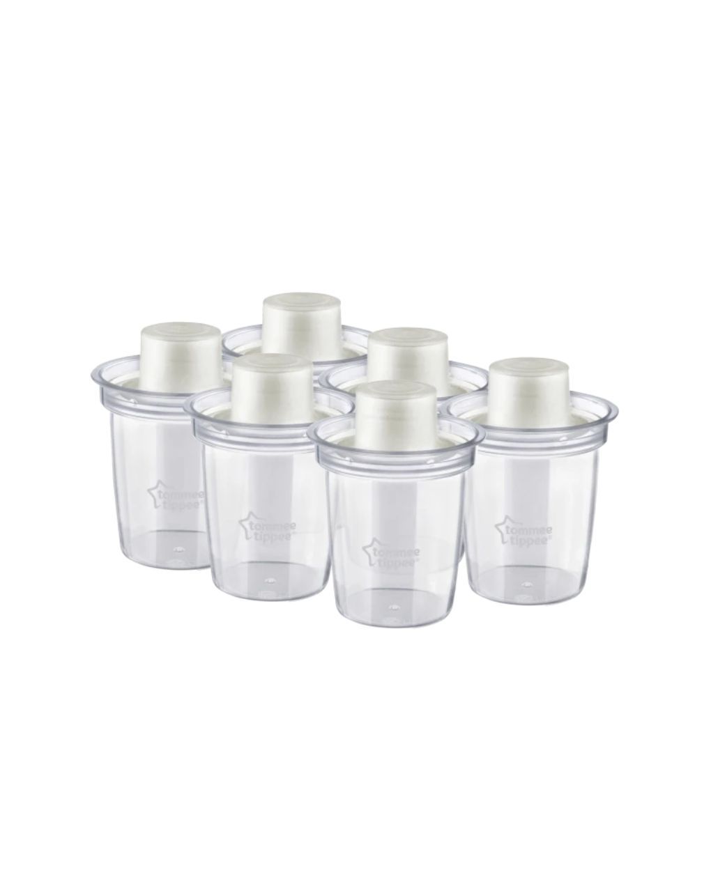 Tommee tippee δοχεία αποθήκευσης φόρμουλας / δοσομετρητής σκόνης γάλακτος 6τμχ, 43136241 - Tommee Tippee