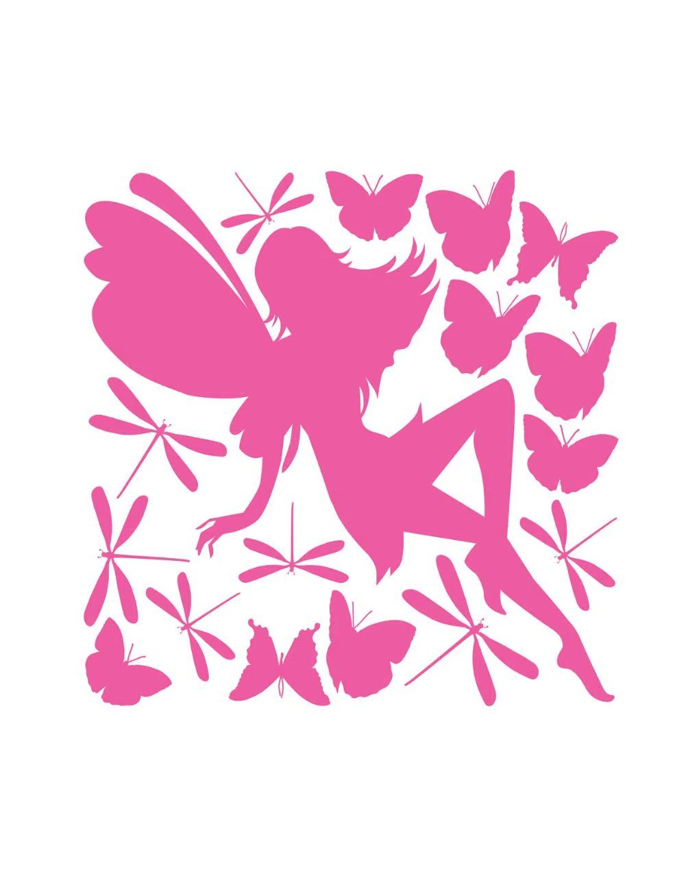 Crearreda παιδικά φωσφοριζέ αυτοκόλλητα τοίχου ango fairy glow 79226 - CREARREDA