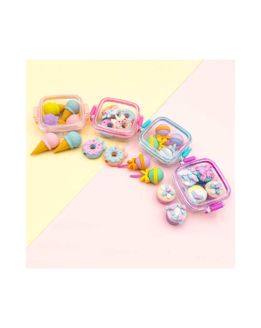 γόμες fancy erasers in lunchbox: delicious desserts σε 4 σχέδια - LITTLE TREE