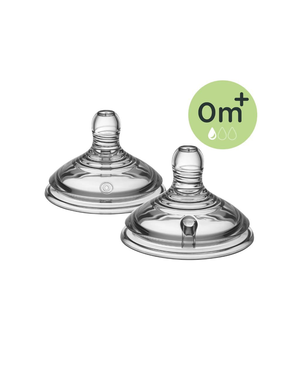 Tommee tippee θηλές σιλικόνης closer to nature μικρής ροής 0m+, 424584 - Tommee Tippee