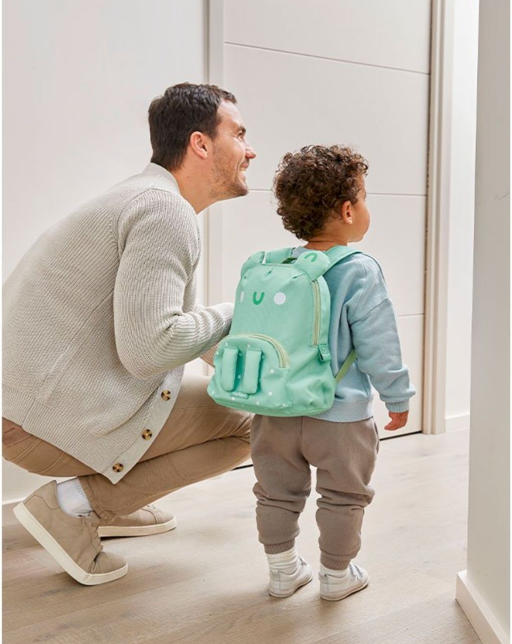 Miniland ισοθερμική παιδική τσάντα ecothermibag green frog ml89558 - Miniland