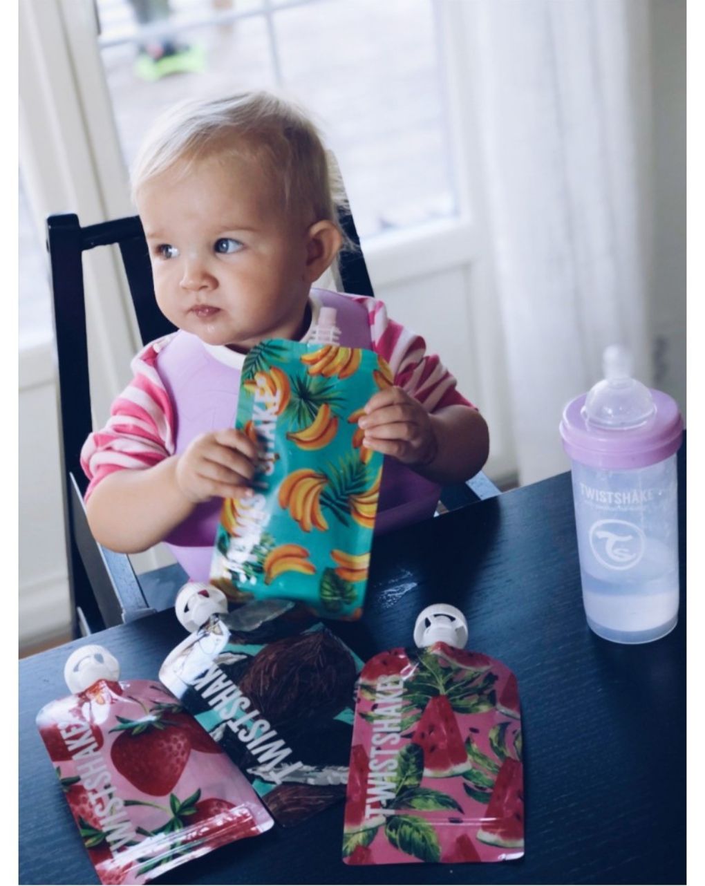 Twistshake σετ 5 επαναχρησιμοποιήσιμα σακουλάκια 220ml 32-08-78617 - Twistshake