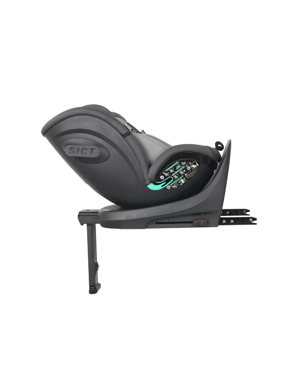 Freeon κάθισμα αυτοκινήτου i-size (40-150cm) space 360° με πόδι στήριξης grey 82474 - Freeon