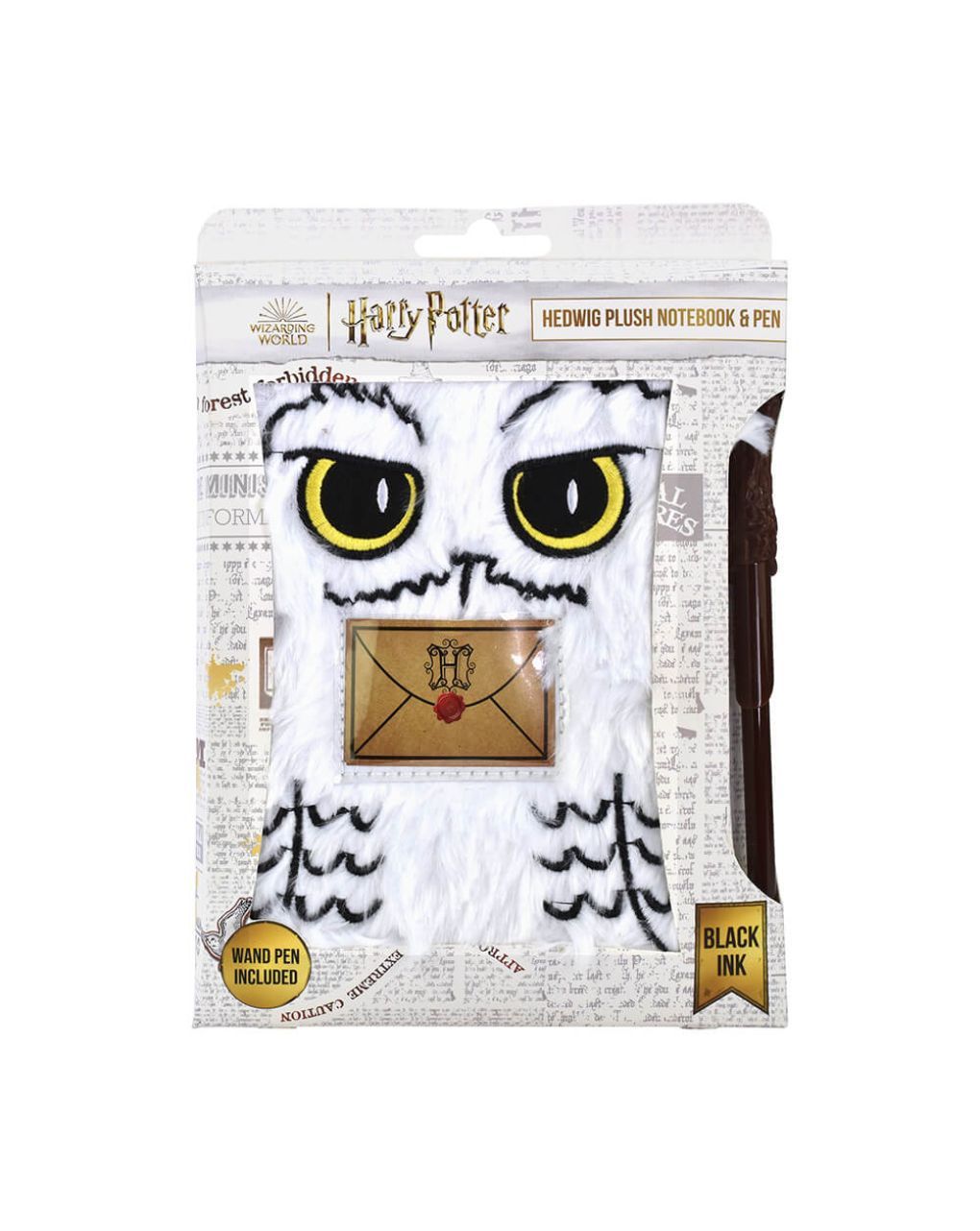 σημειωματάριο με στυλό harry potter – hedwig plush