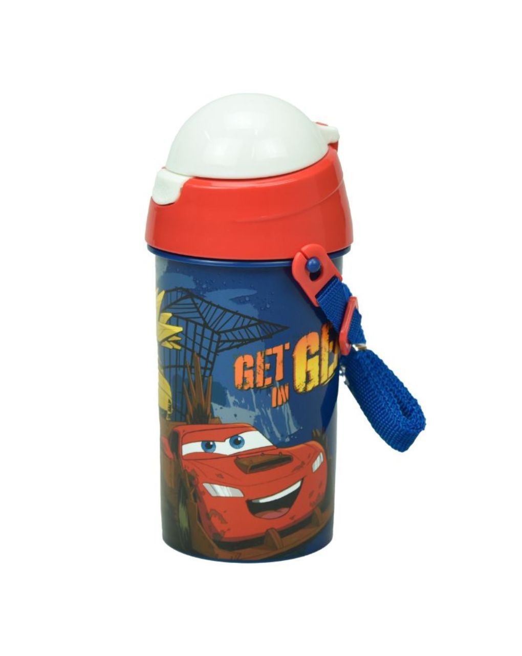 Gim παγούρι πλαστικό fd 500ml cars road rumblers, 552-72209 - Gim