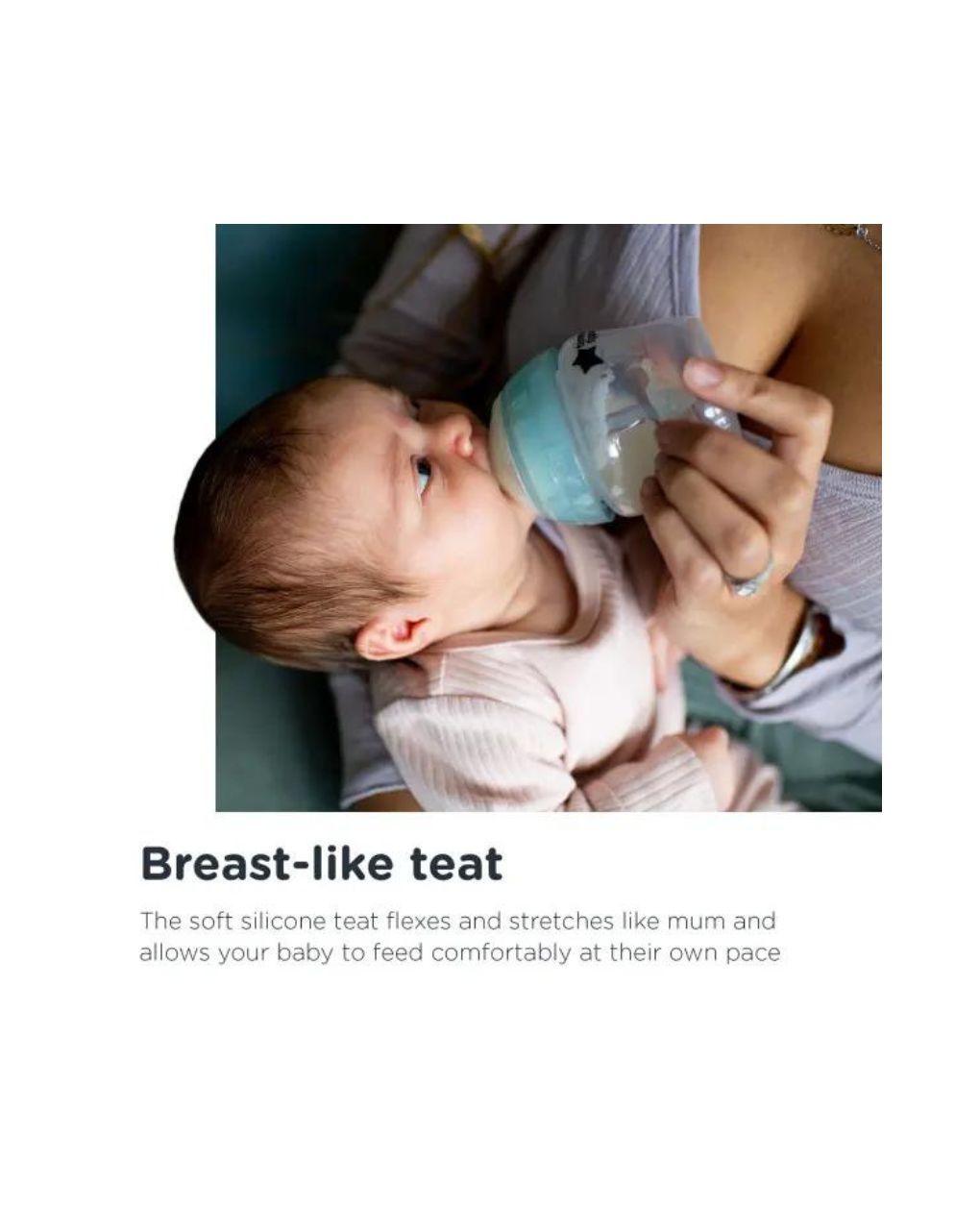 Tommee tippee πλαστικό μπιμπερό advanced anti-colic μικρής ροής 260ml (2τμχ) 0m+, 42252586 - Tommee Tippee