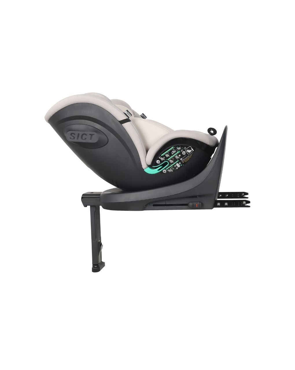 Freeon κάθισμα αυτοκινήτου i-size (40-150cm) space 360° με πόδι στήριξης beige 82467 - Freeon