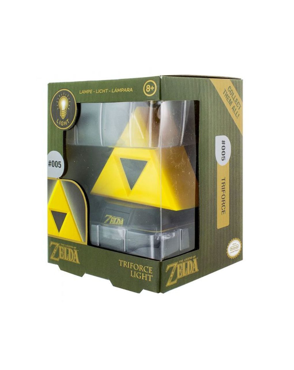 φωτιστικό the legend of zelda – gold triforce icon - Pali