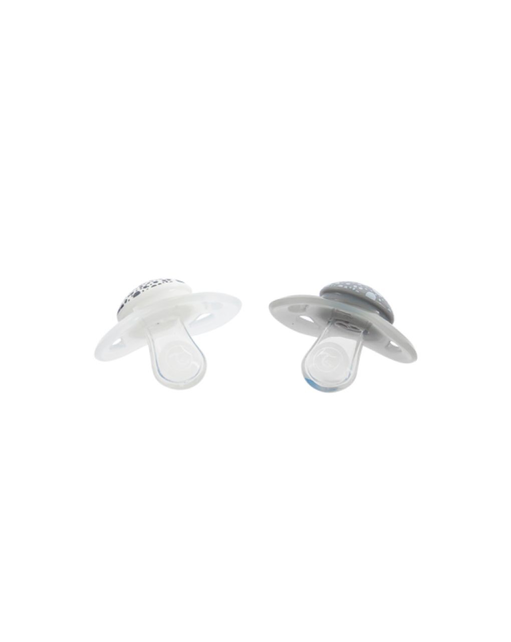 Twistshake σετ 2 πιπίλες 0-6m παστέλ γκρι-λευκό 32-08-78594 - Twistshake