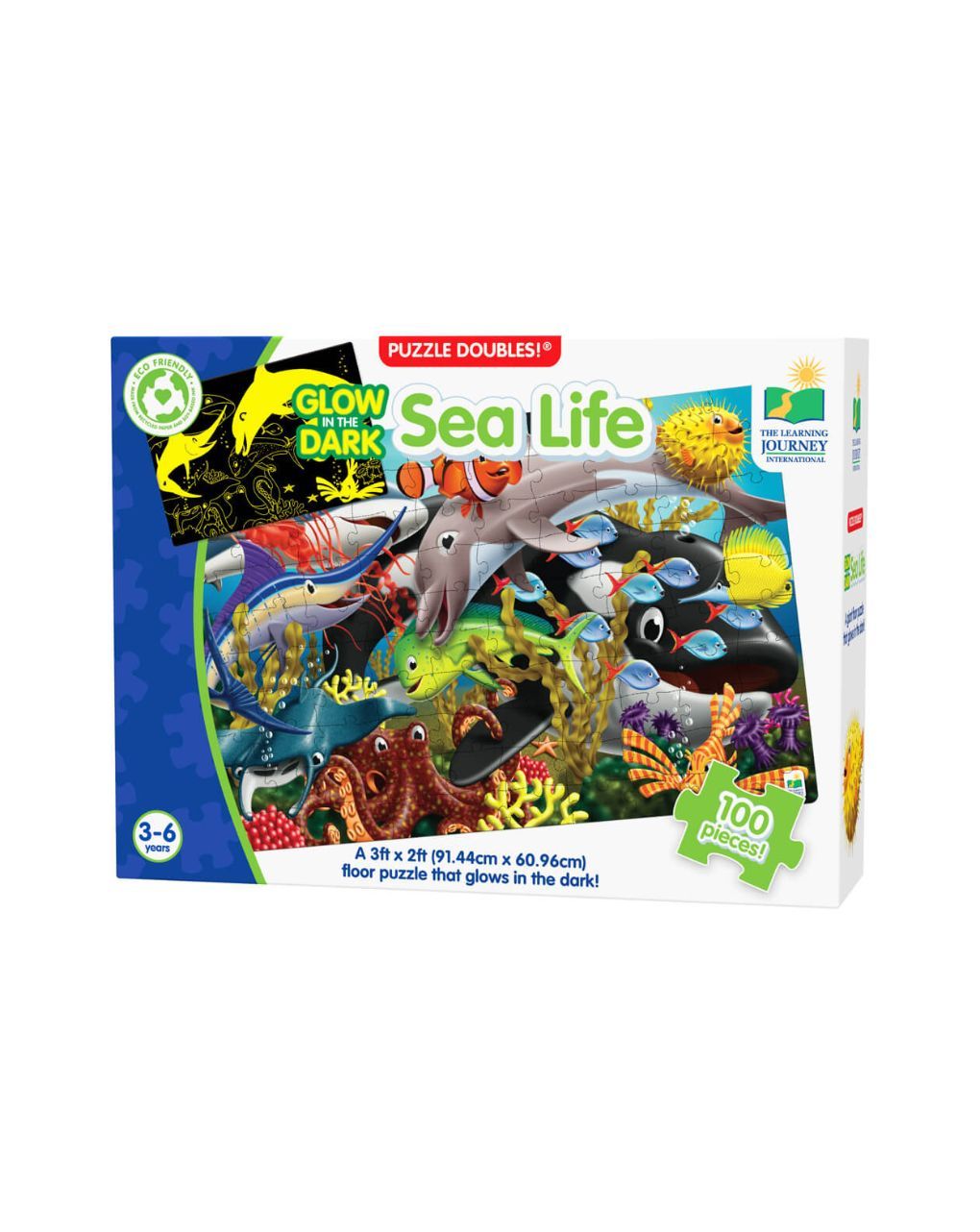 παζλ 2 σε 1- φωσφορίζει στο σκοτάδι – στην θάλασσα - THE LEARNING JOURNEY