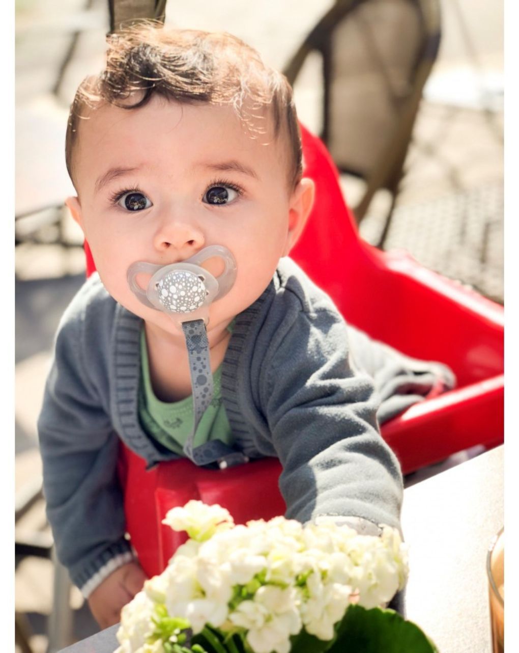 Twistshake σετ 2 πιπίλες 6m+ παστέλ γκρι-λευκό 32-08-78595 - Twistshake