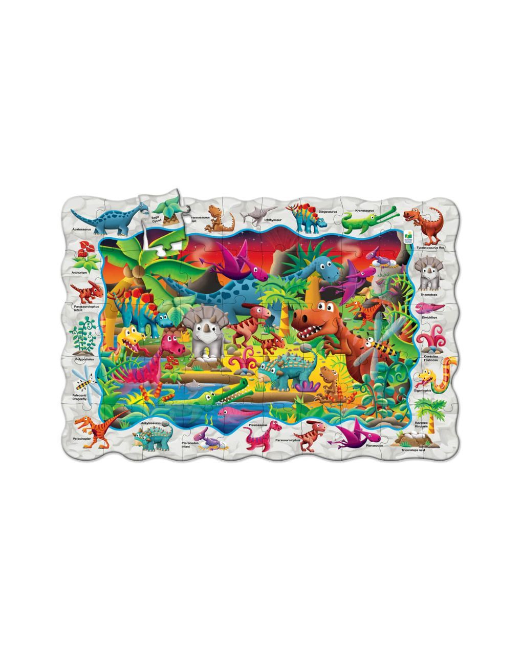 παζλ 2 σε 1 - βρες το! δεινόσαυροι - THE LEARNING JOURNEY