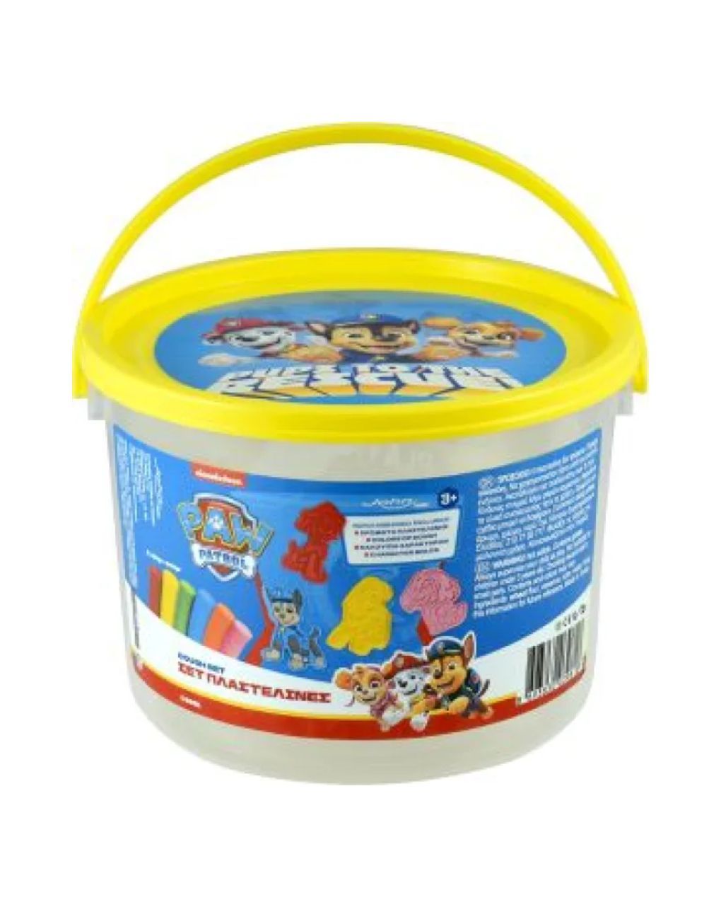 Paw patrol σετ πλαστελίνης σε κουβαδάκι, 03981pm