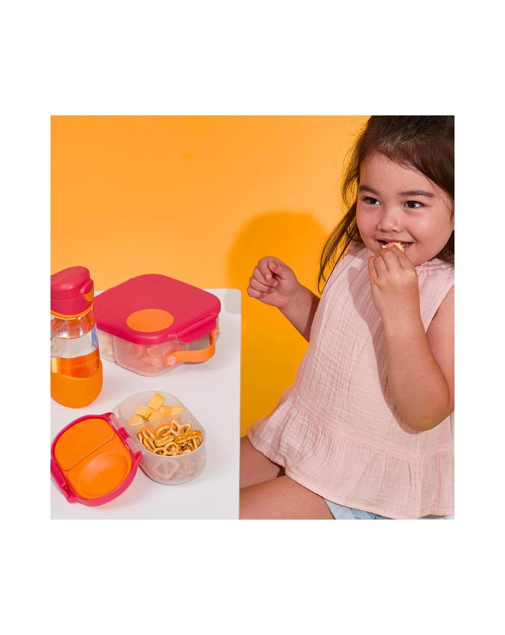 B.box φαγητοδοχείο με 2 χωρίσματα strawberry shake, bb681 - Bbox