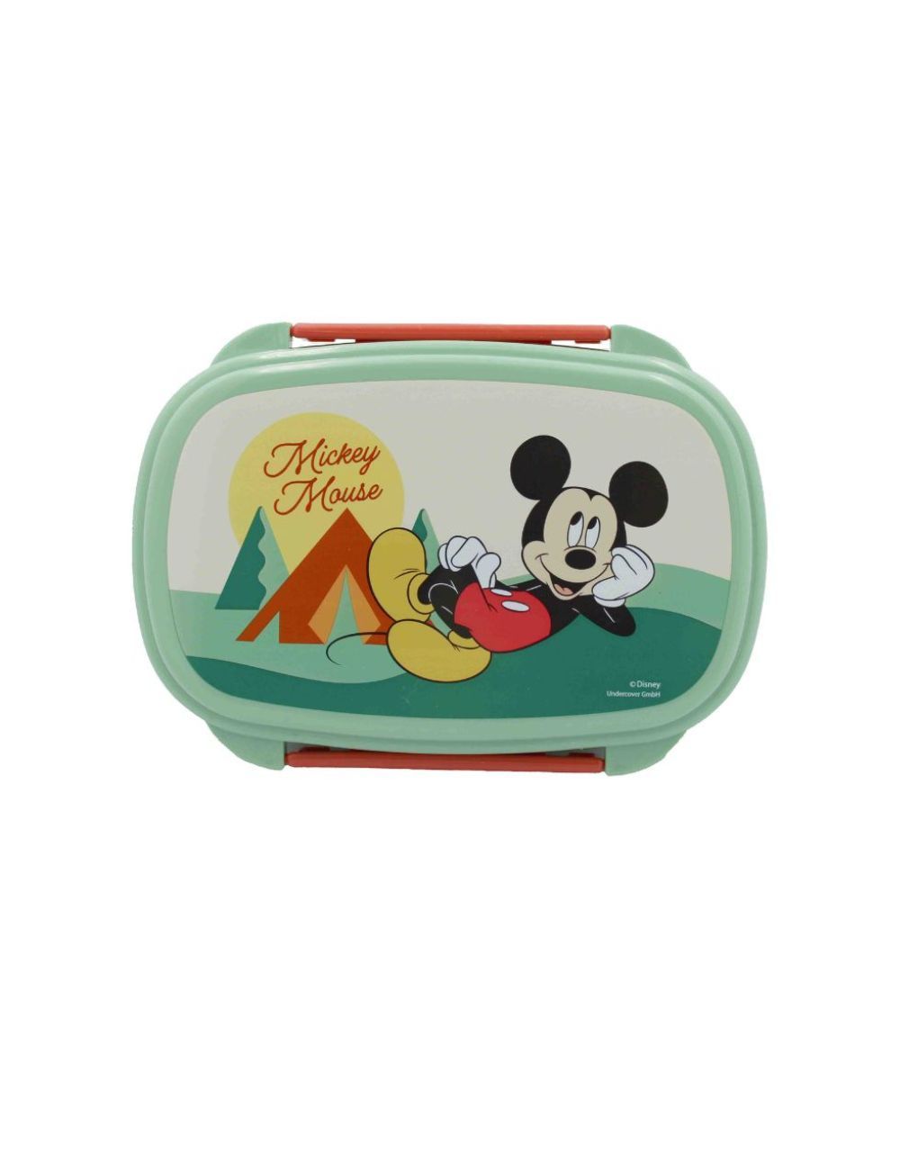 Gim δοχείο φαγητού 500ml με κουτάλι και πιρούνι mickey, 553-15276 - Gim