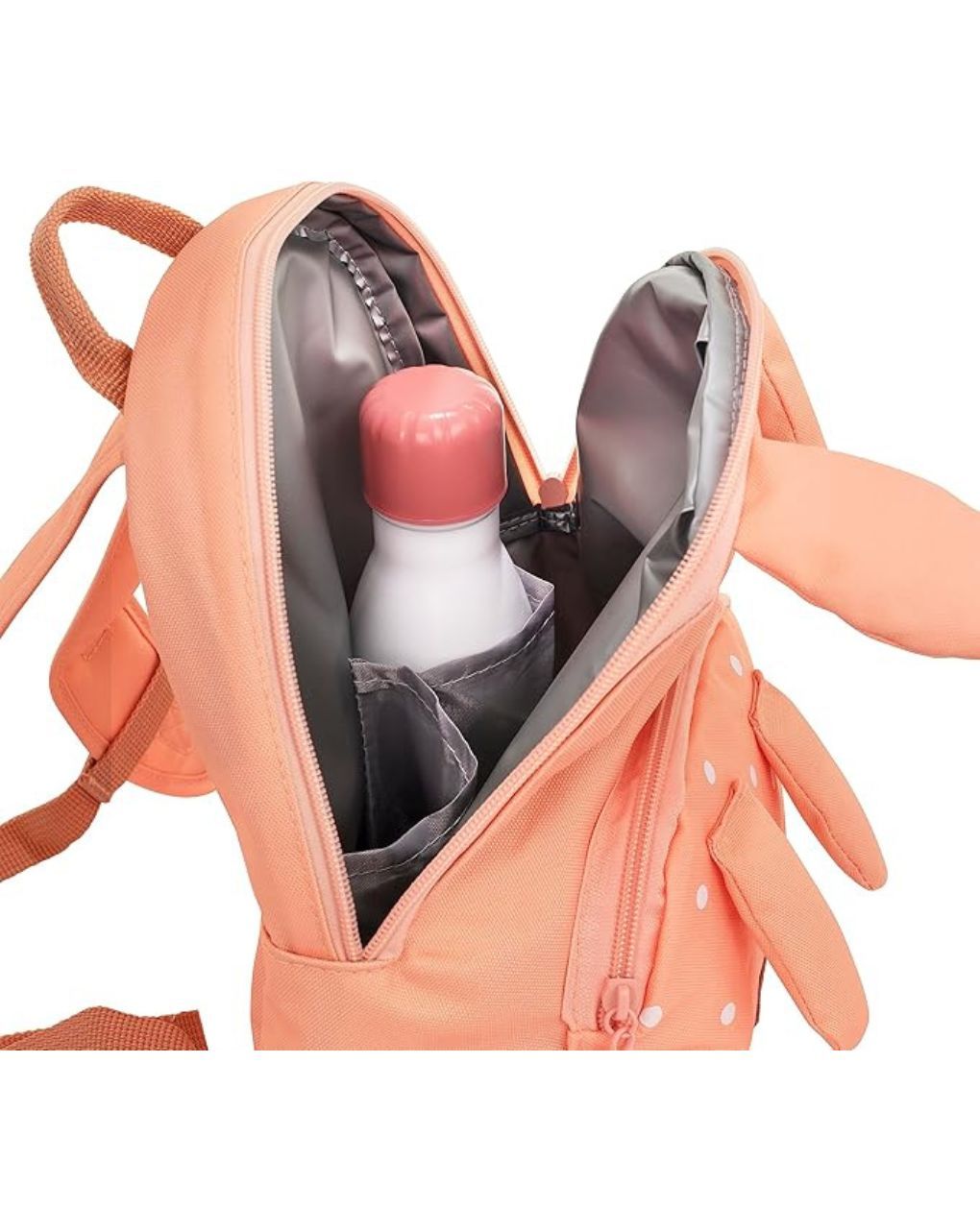 Miniland ισοθερμική παιδική τσάντα ecothermibag pink bunny ml89557 - Miniland