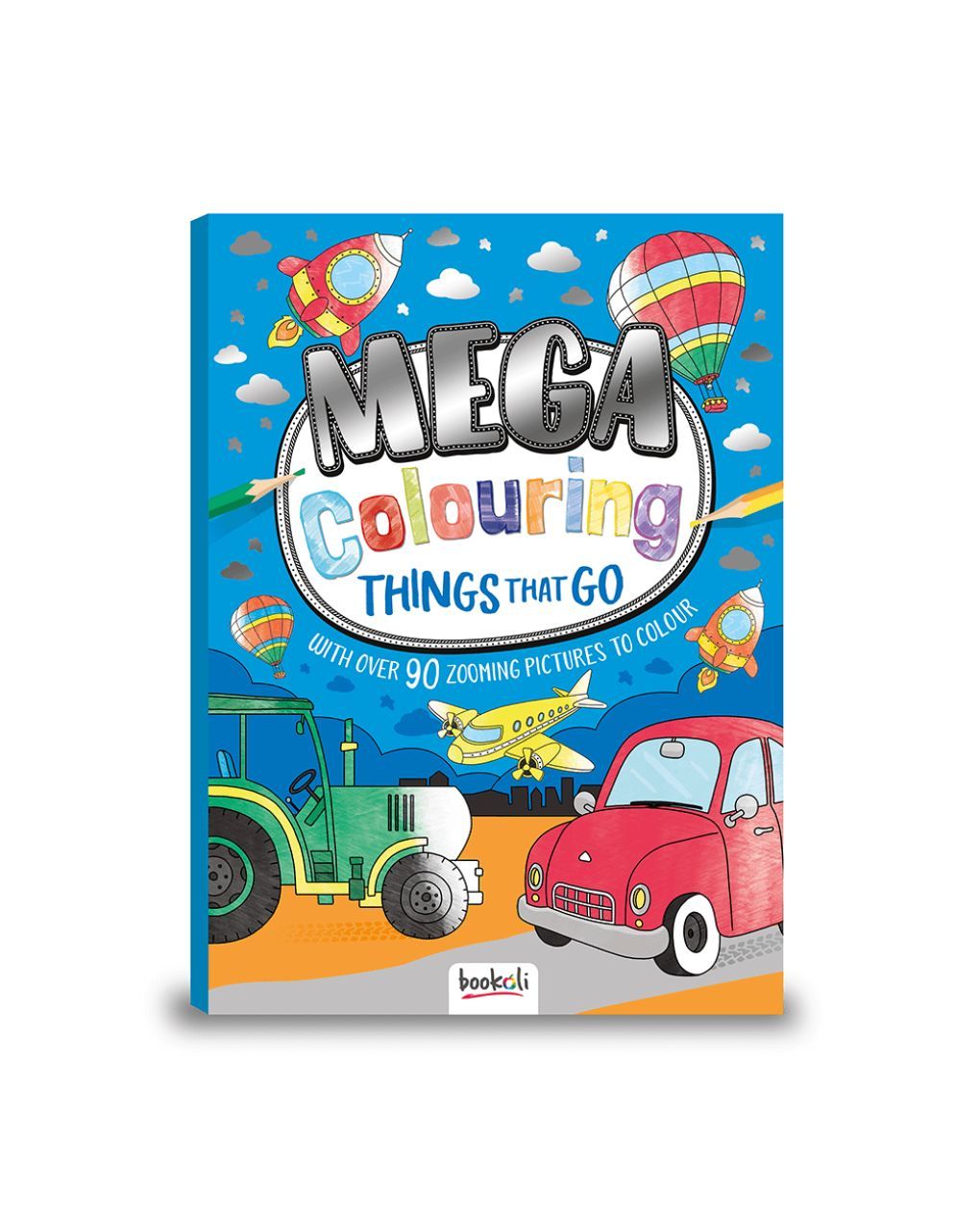 Mega colouring: things that go - BLUE SKY