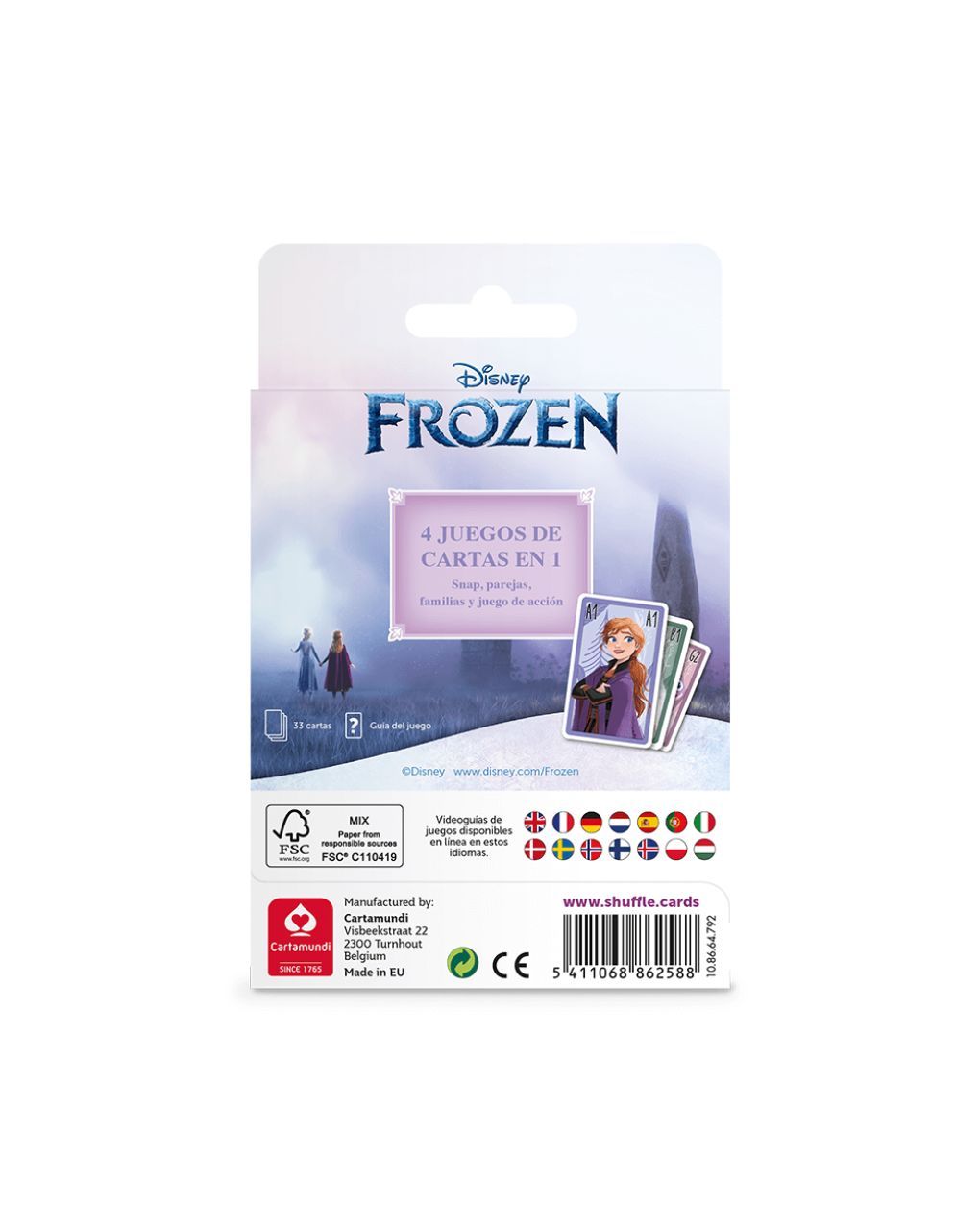 Shuffle fun - frozen - CARTAMUNDI