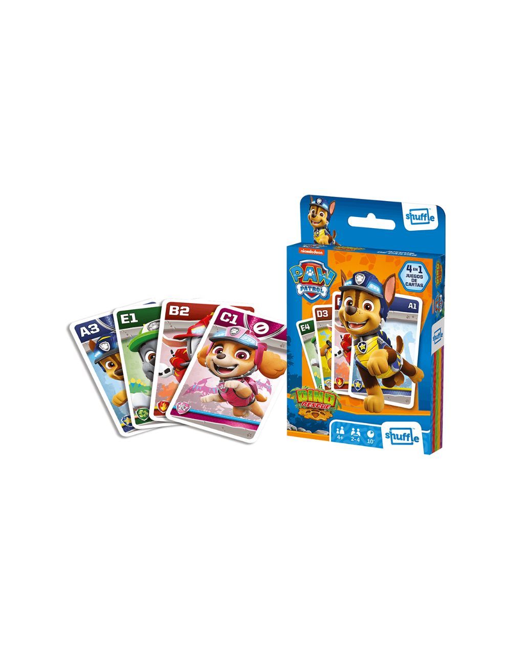 Shuffle fun - paw patrol range - CARTAMUNDI